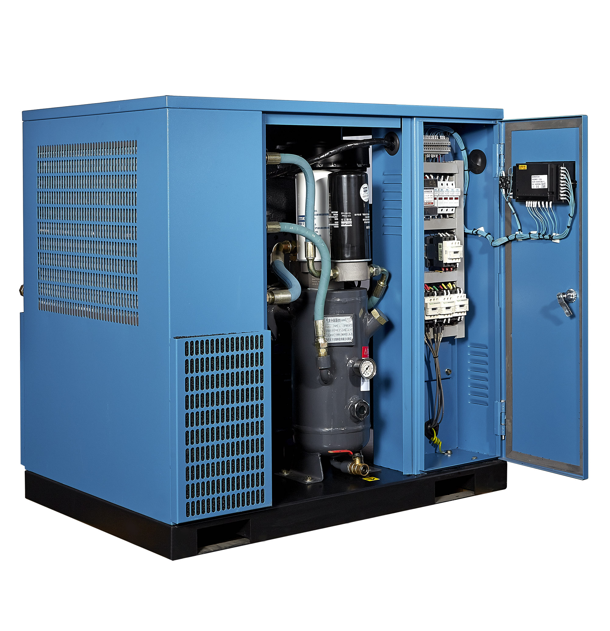 准二级压缩空气源热泵热水机的技术分析